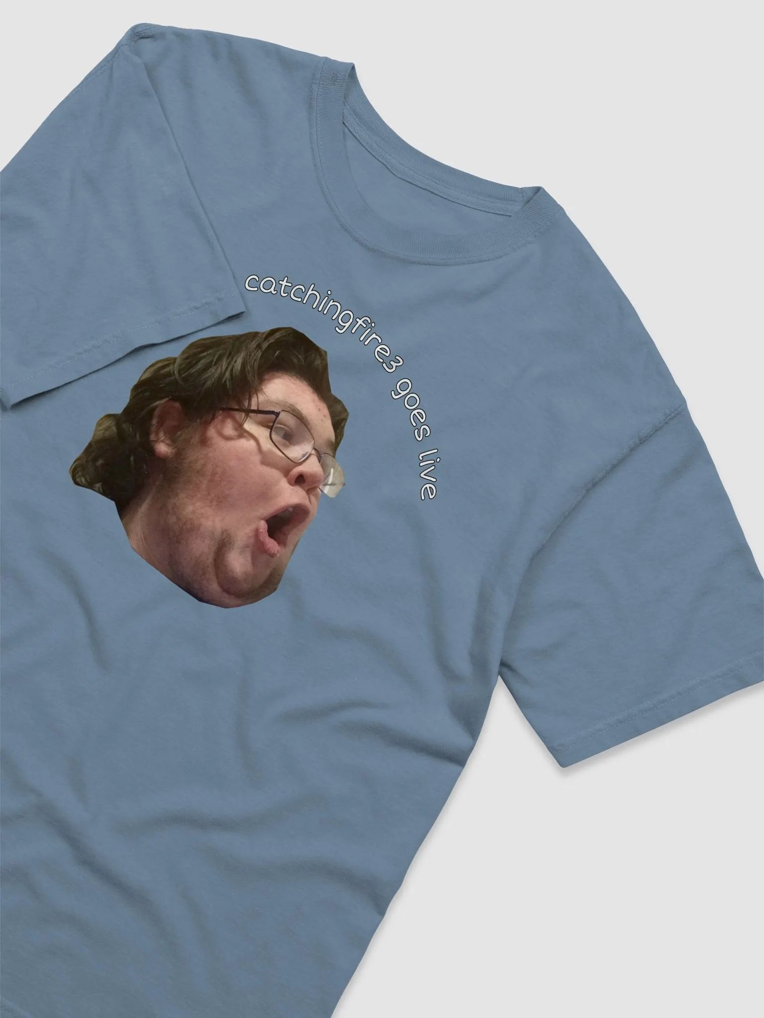 when catchingfire3 goes live Heavyweight T-Shirt product image (3)