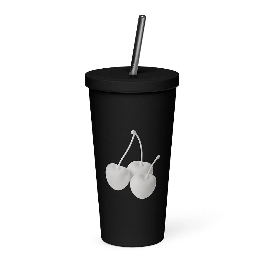 White Cherries Fruit Stainless Steel Insulated 20 oz Tumbler product image (1)