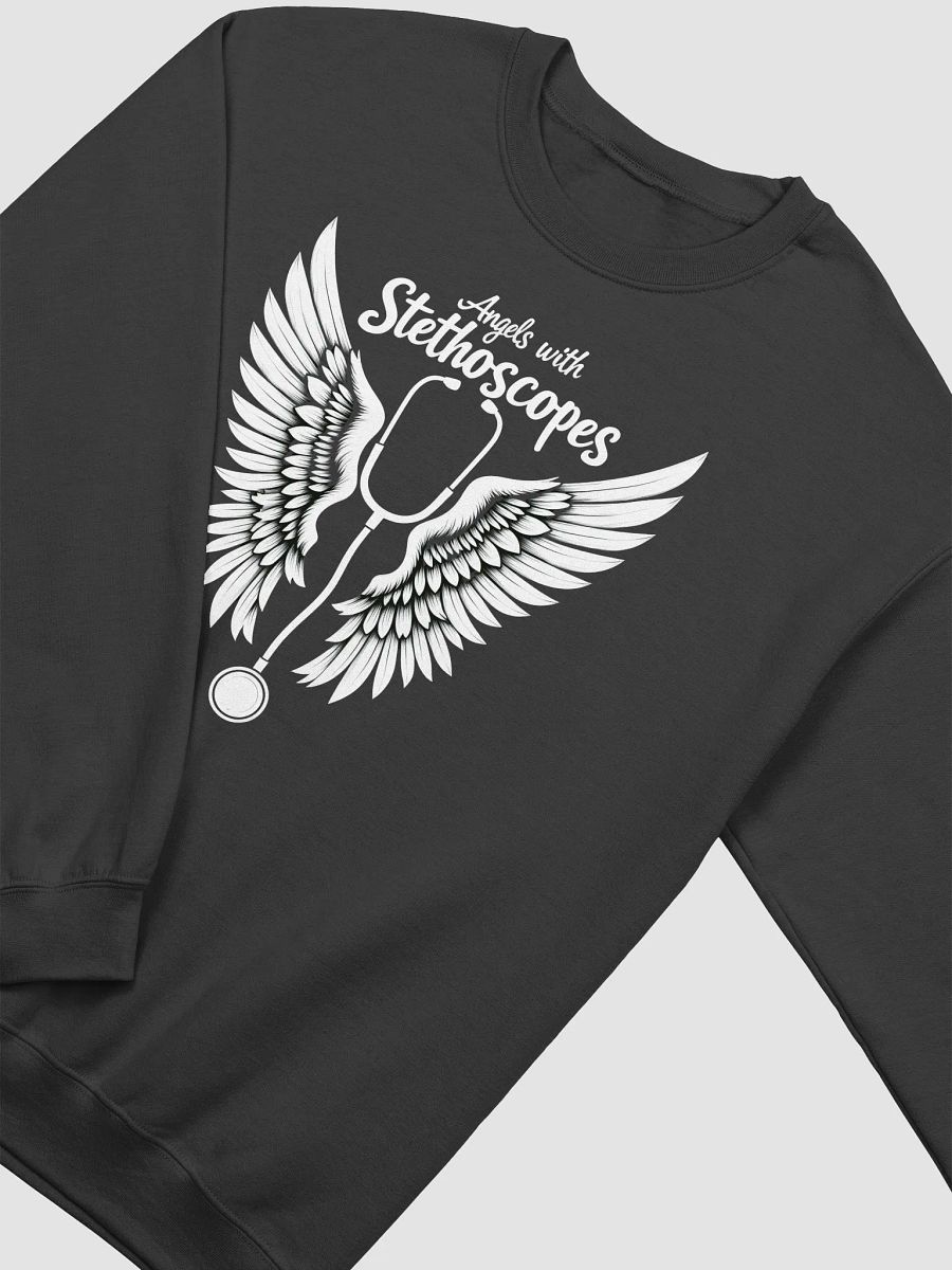 Angel Wings Stethoscope Crewneck Sweatshirt product image (24)