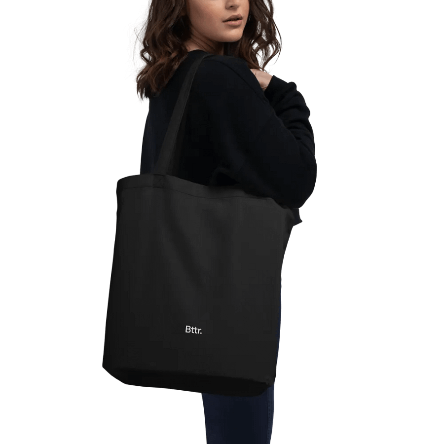 Bttr Tote Black and White product image (10)