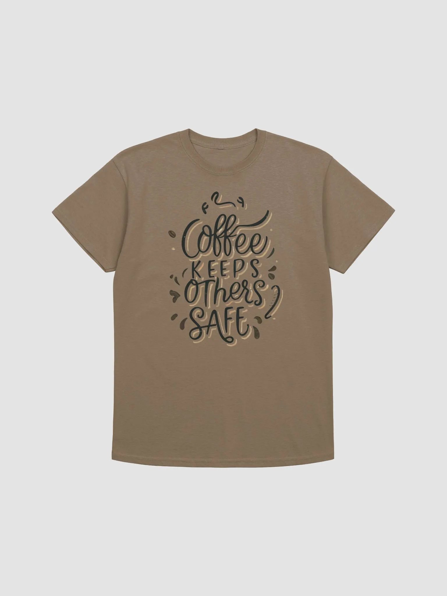 Coffee Keeps Others Safe T-Shirt product image (1)