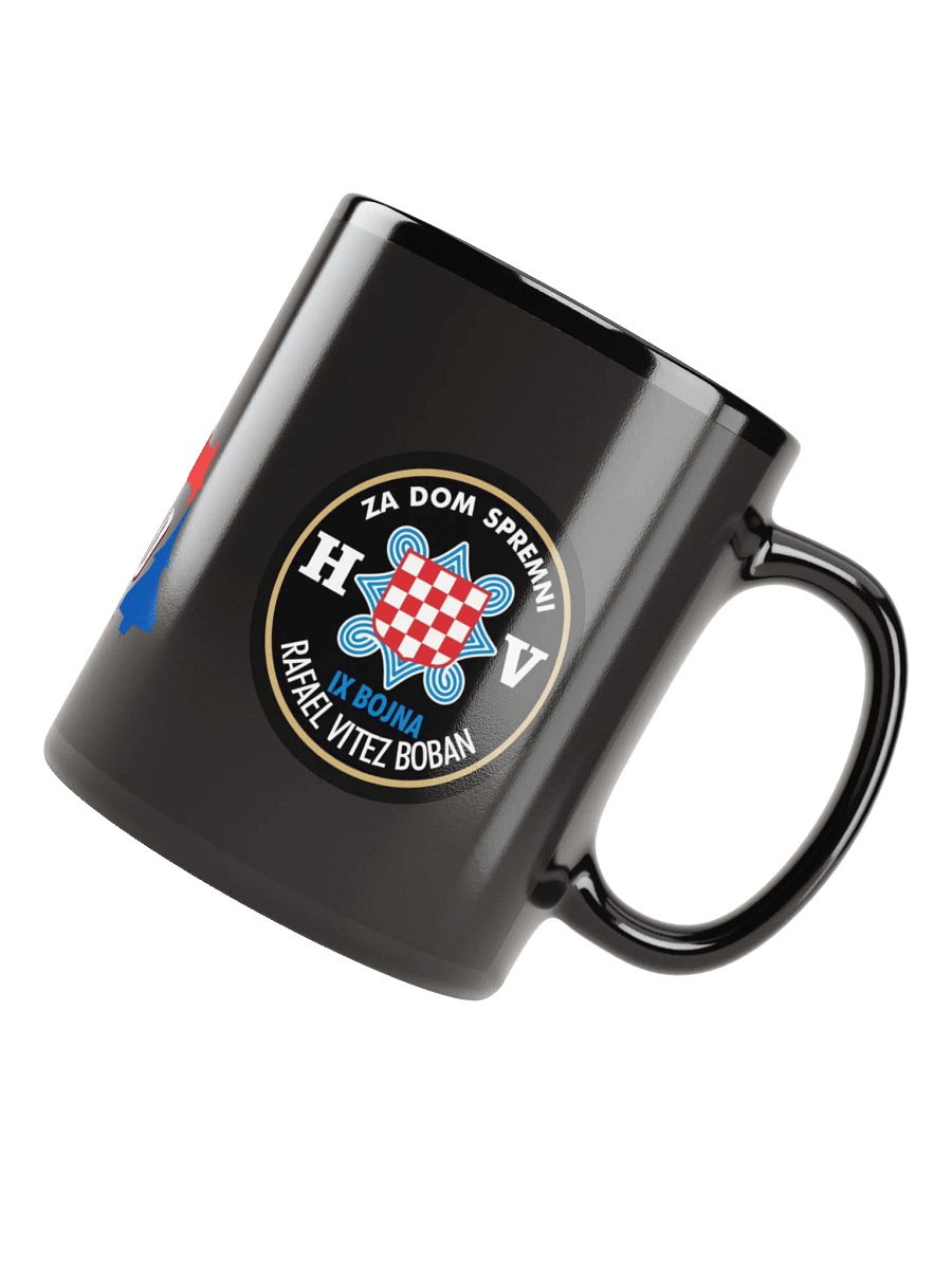 IX Bojna Rafael Vitez Boban Black Glossy Mug product image (7)