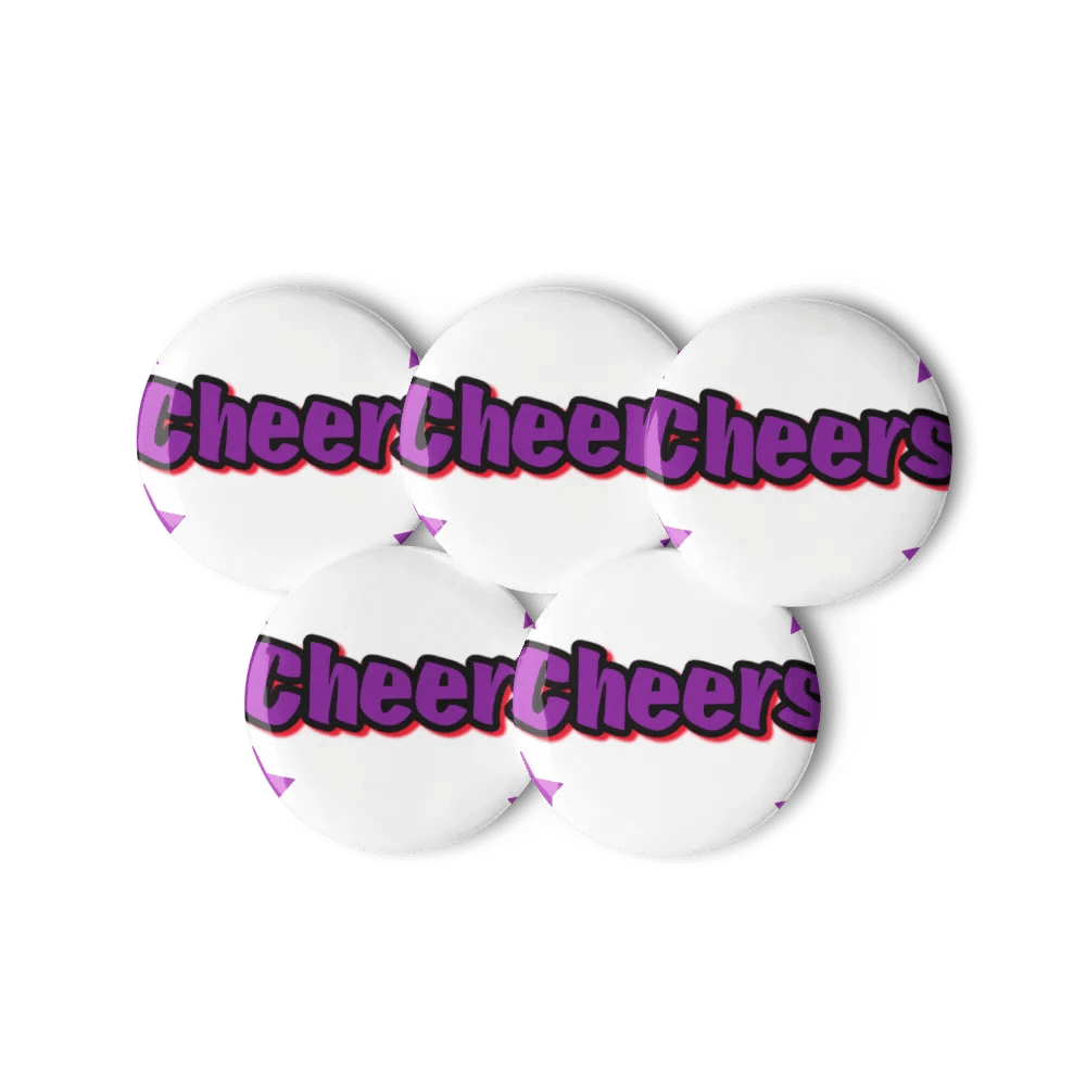 Neon Cheers Pin Buttons Set product image (11)