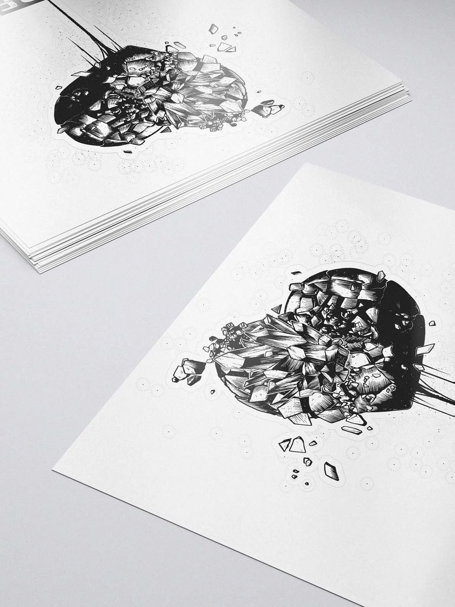 Vibe Stone Heart Sticker product image (5)