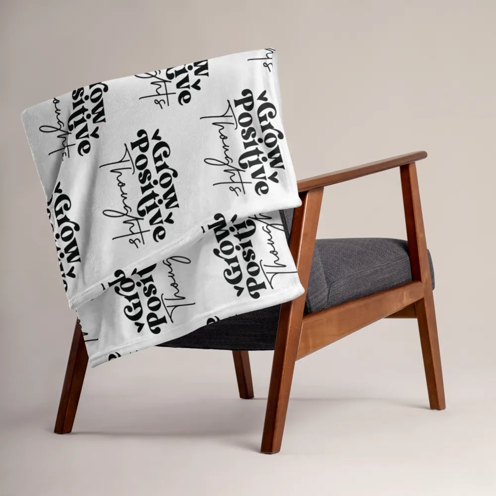 Grow Positive Thoughts Blanket product image (5)