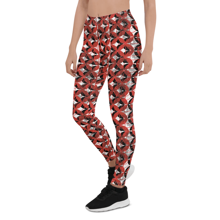 JoBeth Designed- Red ⭕ Adult Leggings👖 product image (8)