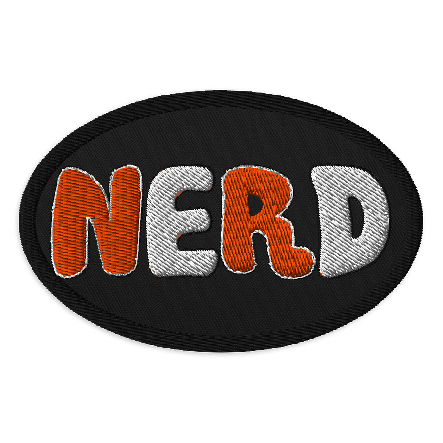 NERD – Embroidered Patch product image (1)
