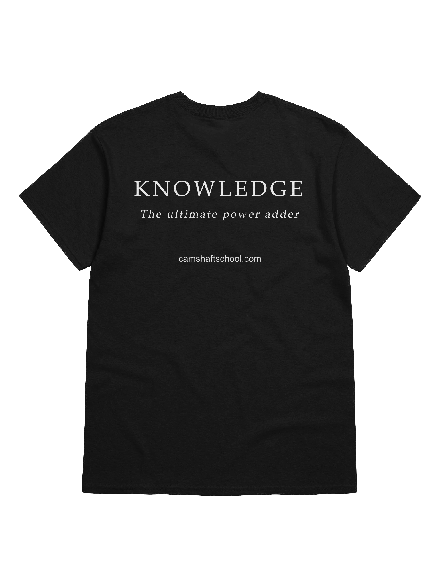 T-Shirt - Black - Knowledge product image (6)