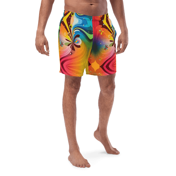 Sunburst Bloom Men's Swim Trunks product image (1)