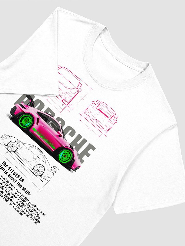 Porsche 911 GT3 RS Rosado - Stylish and Dynamic Graphic Tee product image (2)