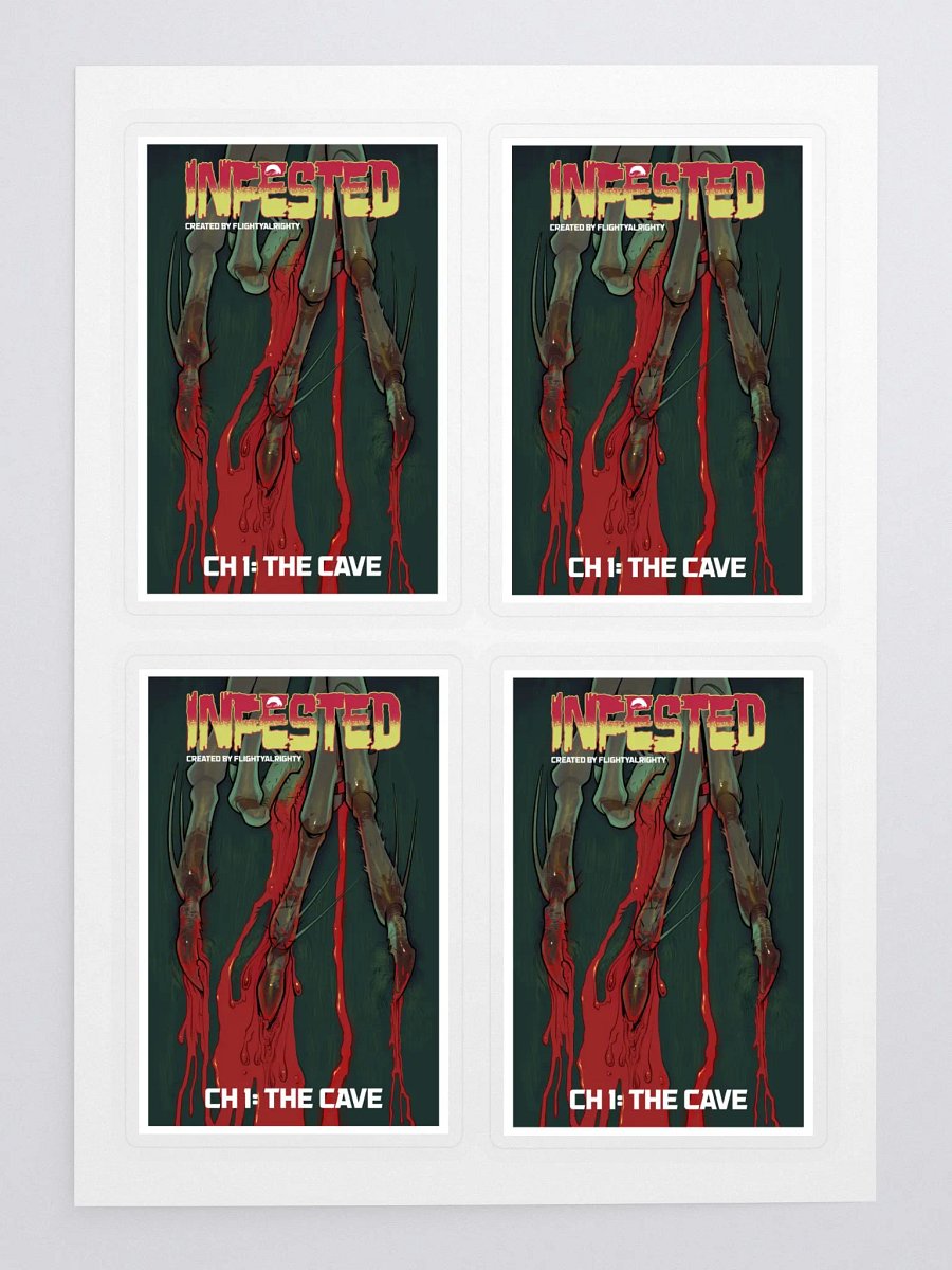 Infested Chapter 1 Alt Cover Sticker Sheet product image (3)