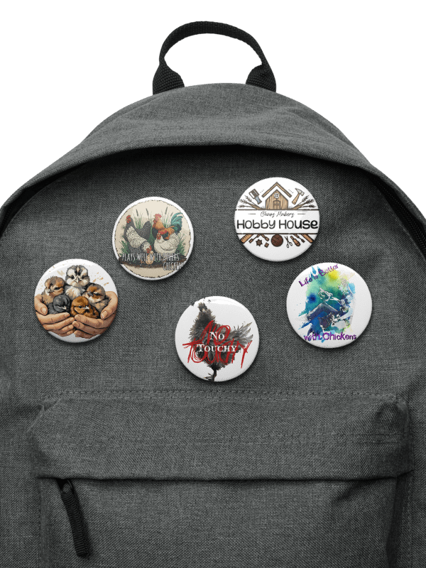 Chicken Collection - Button Pins product image (3)