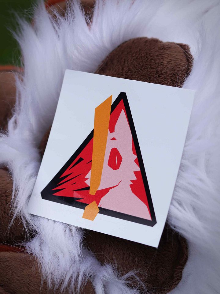 [ HAZARD! STICKER 001 ] product image (1)