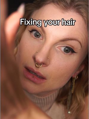 let me fix yiur hair for you! #hairasmr  #asmrpersonalattention #asmrhair #sleepaid #relaxingvideos 