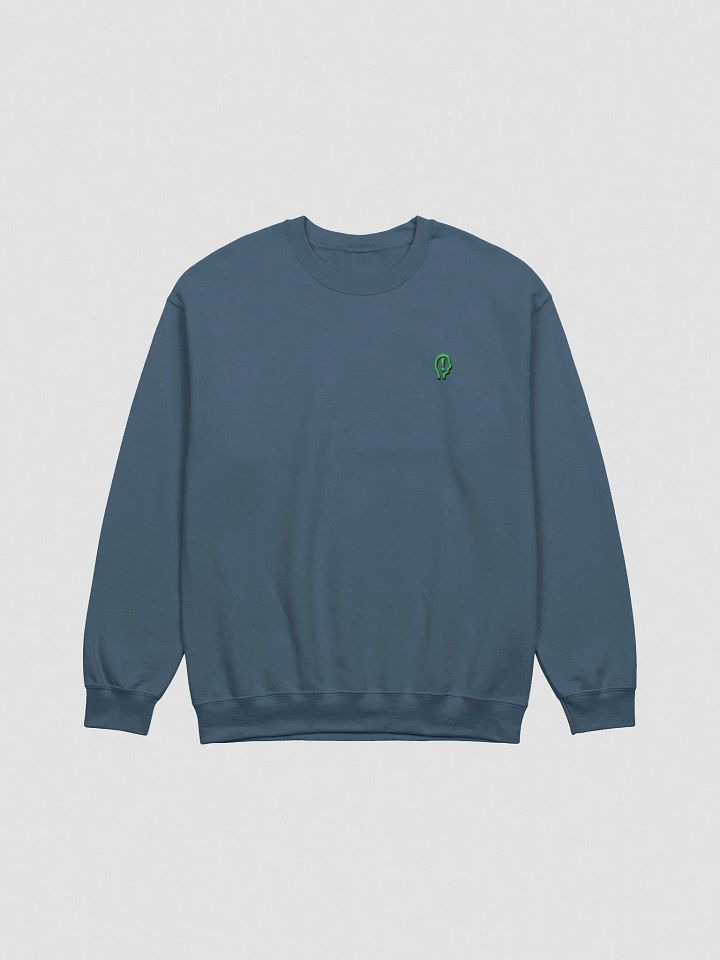 EXCLAIMING MENTALLY (L.C. leaf design) embroidered crewneck product image (4)