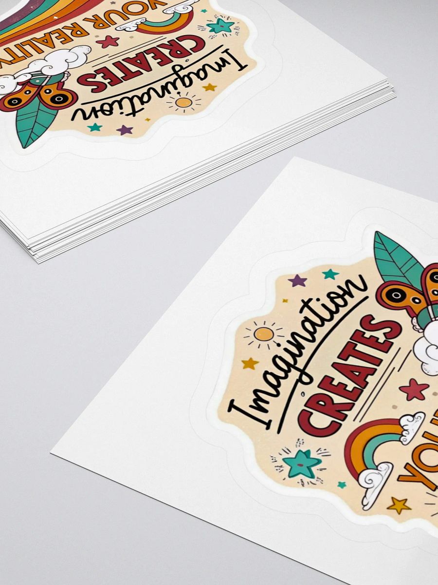 Imagination Creates Your Reality Sticker product image (12)