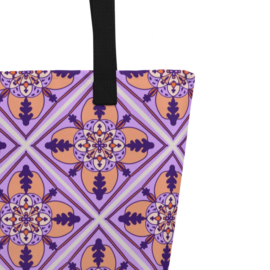 Detailed Symmetrical Pattern All Over Print Tote product image (3)