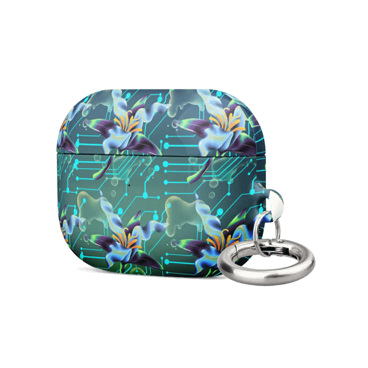 Floral Circuit All-Over Print AirPods® Case or the techi ladies product image (42)