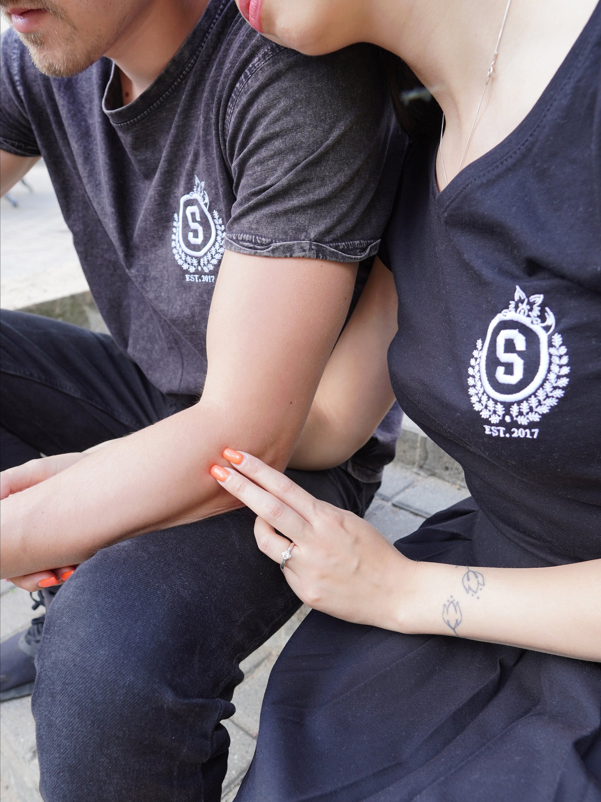 ItsSky signature embroidered T-shirt product image (2)