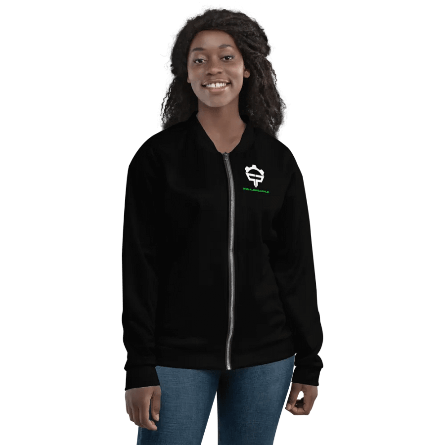 P3nAlPineapple - Black Bomber Jacket product image (4)