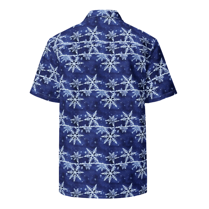 Snowflake Indigo Short Sleeve Shirt product image (2)