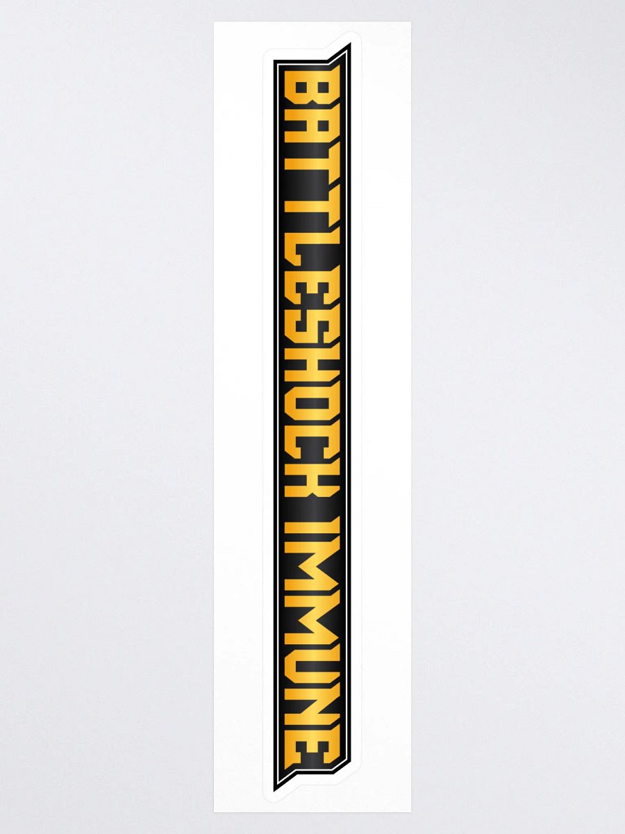 Battleshock Immune Bumper Sticker product image (3)