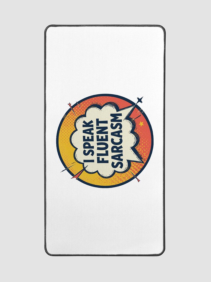 Sarcastic Starburst Desk Mat product image (2)