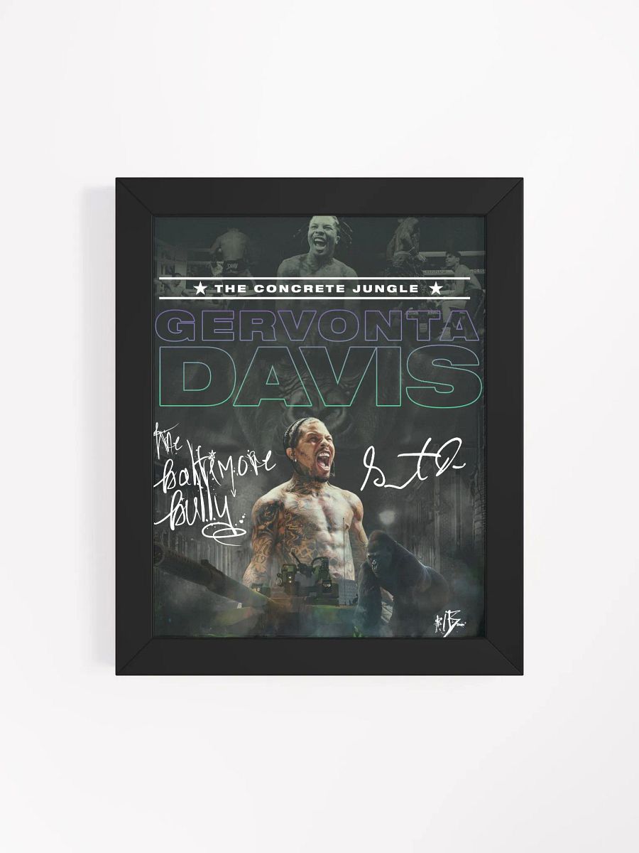 Concrete Jungle | Gervonta Davis Framed Poster product image (19)