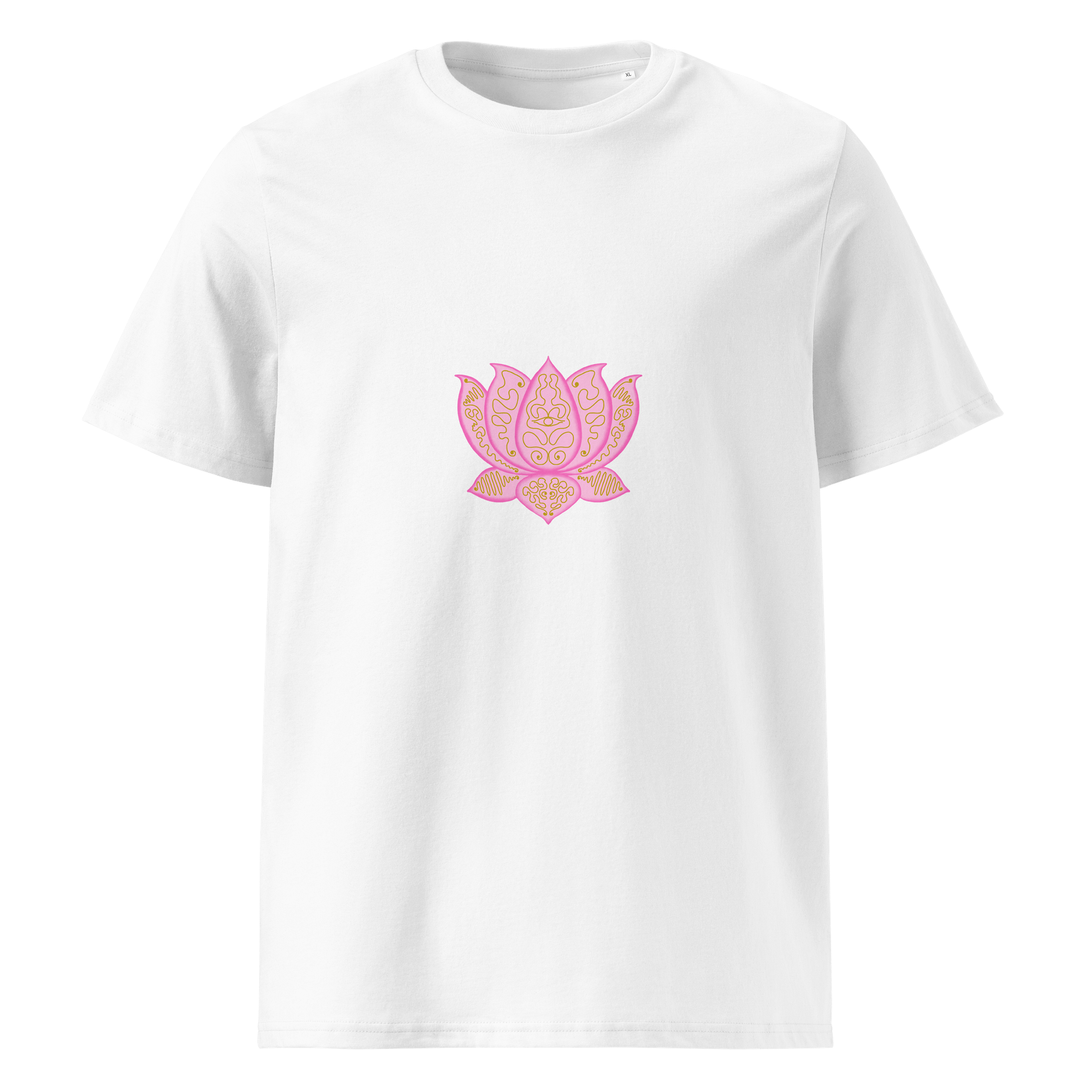 Golden Lotus Eye Unisex Organic T-Shirt product image (1)