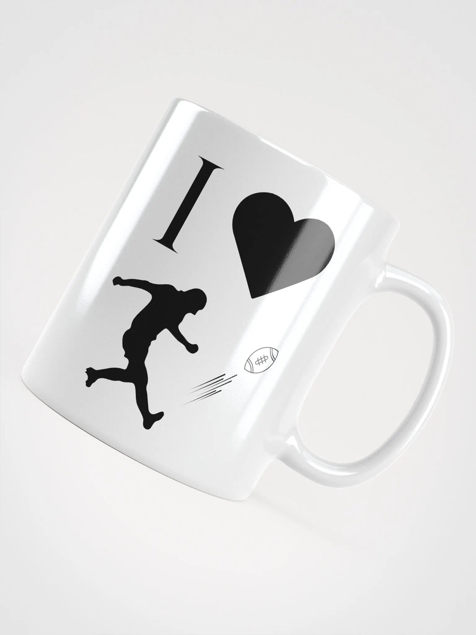 I ❤️ Football Mug product image (4)