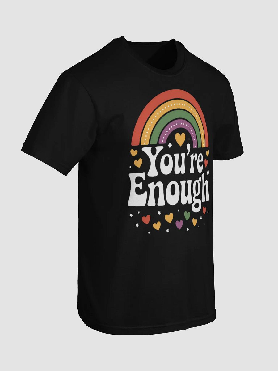 You're Enough Retro Rainbow Pride Heavyweight Tee product image (49)