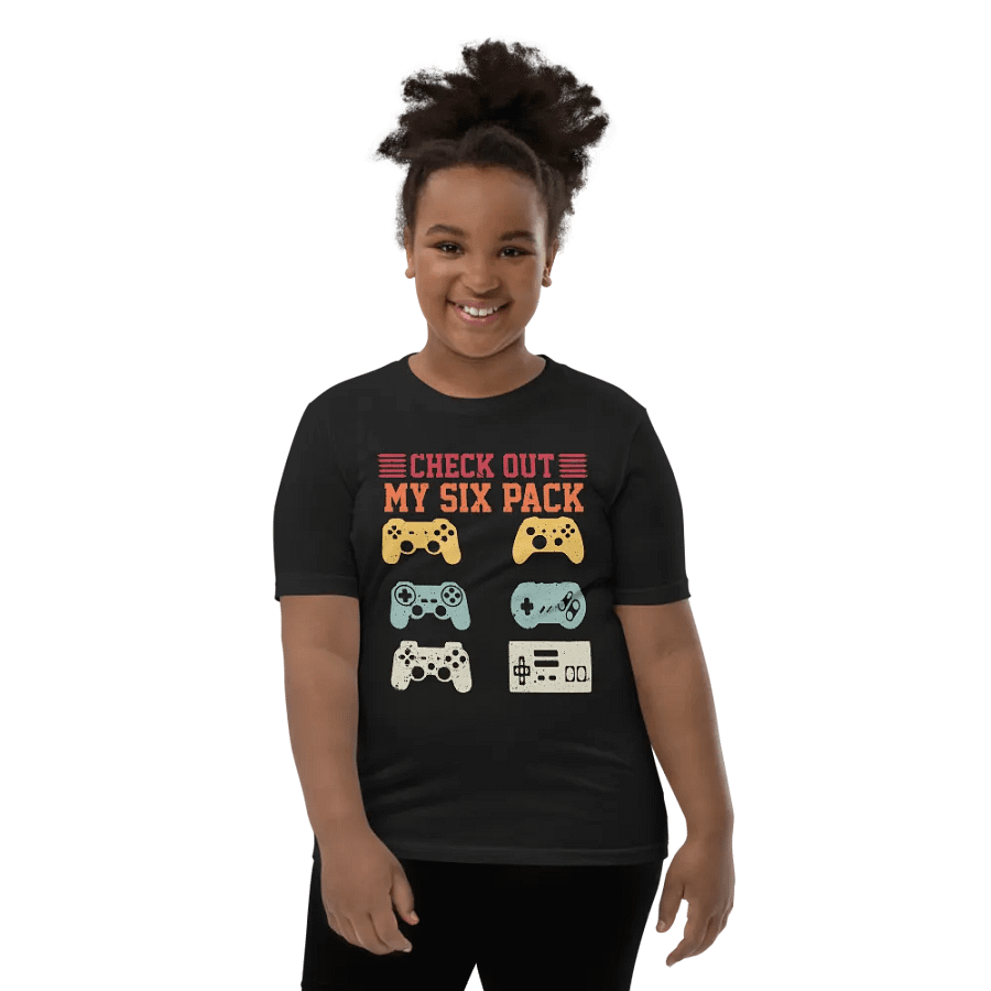 Gamer's Six Pack Youth T-Shirt product image (10)