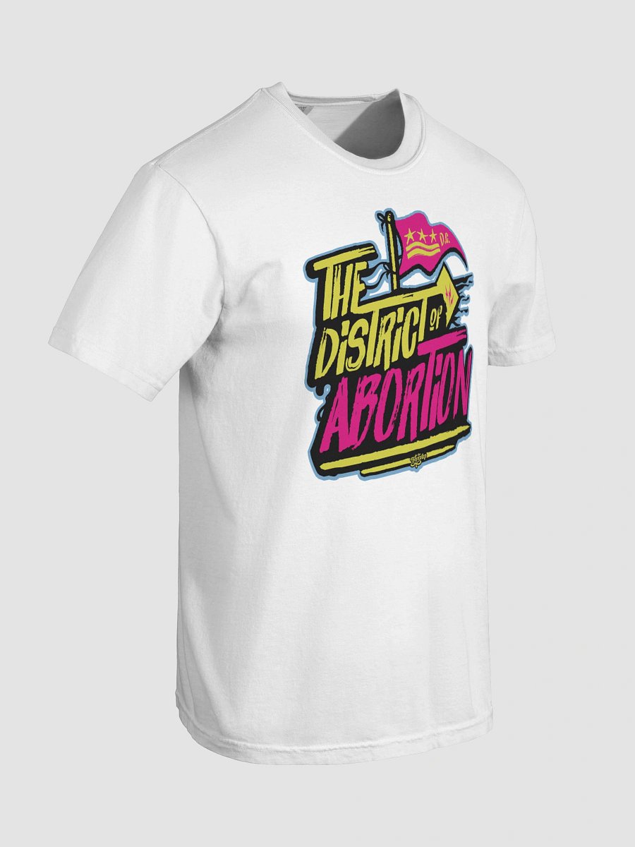 The District of Abortion CMYK White Shirt product image (8)