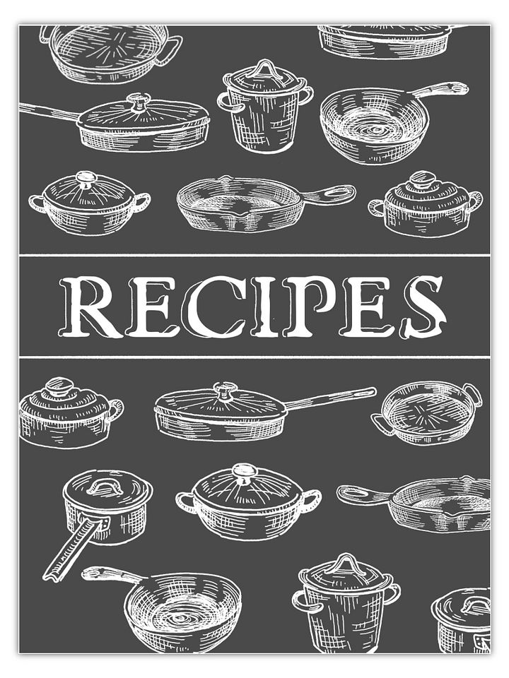A5/A6 Recipe Notebook Covers (FREE DOWNLOAD) product image (2)