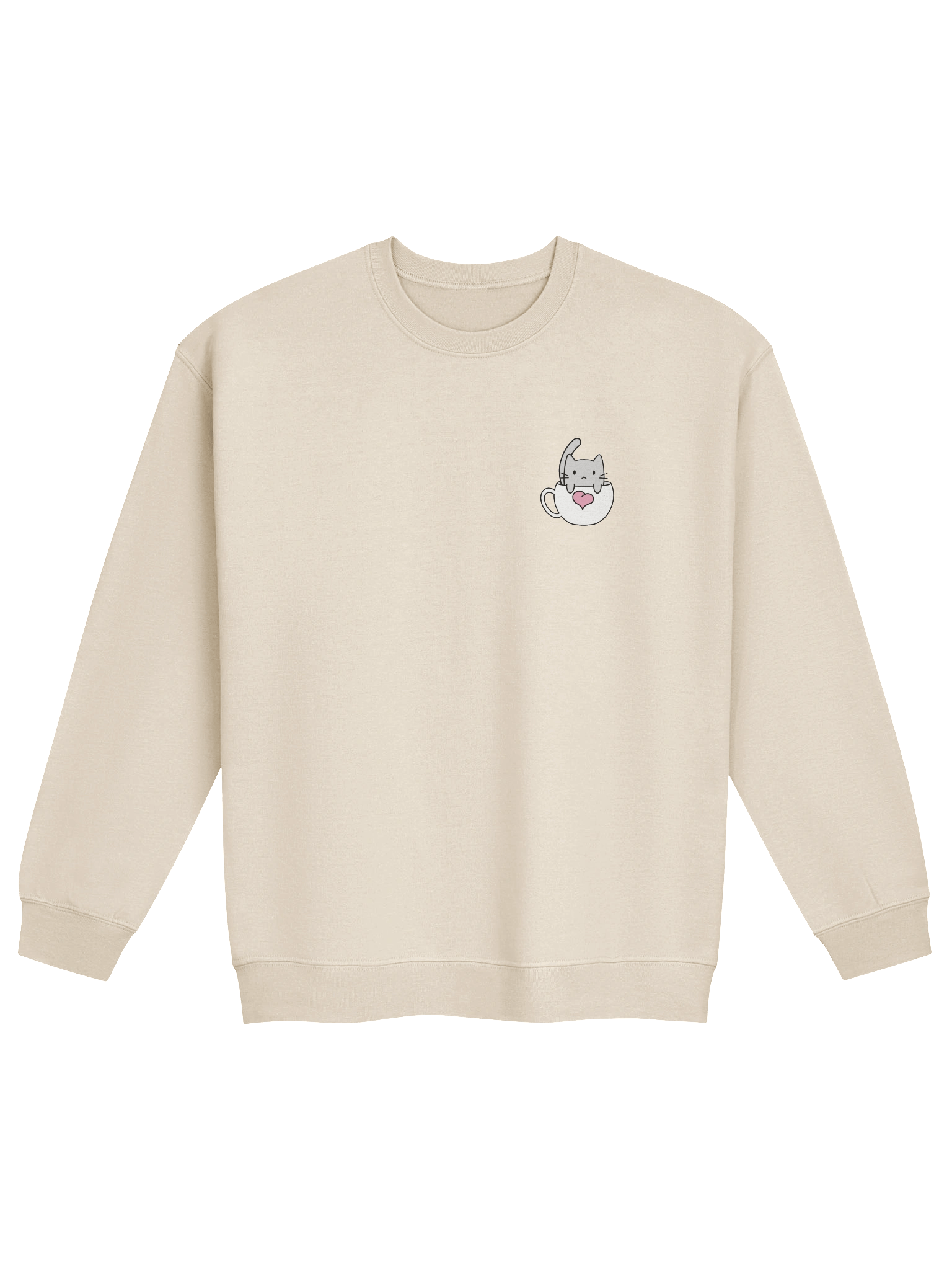 Softie's Café Logo Sweatshirt || Left Sided, Printed product image (1)