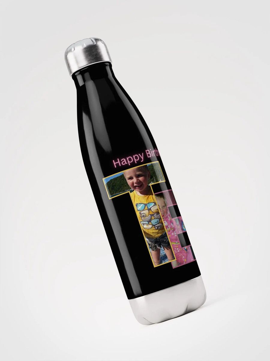 Custom Initials Birthday Water Bottle product image (3)