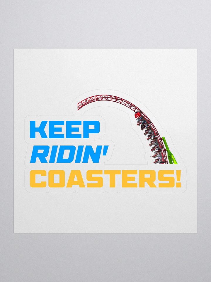 Keep Ridin' Coasters: Classic Sticker product image (1)