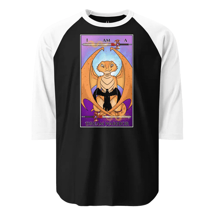 Day of the Dragon Tarot Card Baseball Long Sleeve Shirt product image (1)