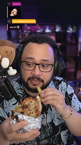 Wenn eim Chat en Burrito bstellt während em Stream 😅🤘