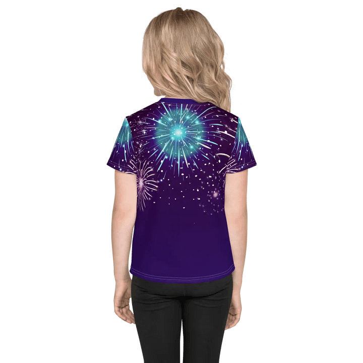 Festive Night Sky Kids T-Shirt product image (2)