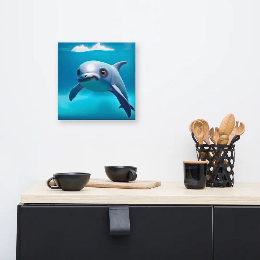 Endangered Species - Mexico - Vaquita Canvas Art product image (8)