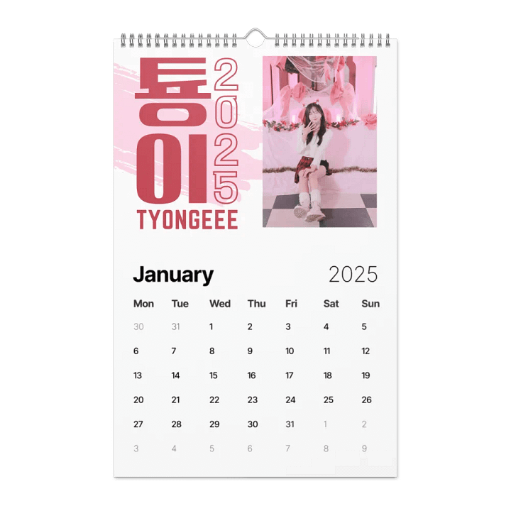 2025 Tyongeee Calendar product image (2)