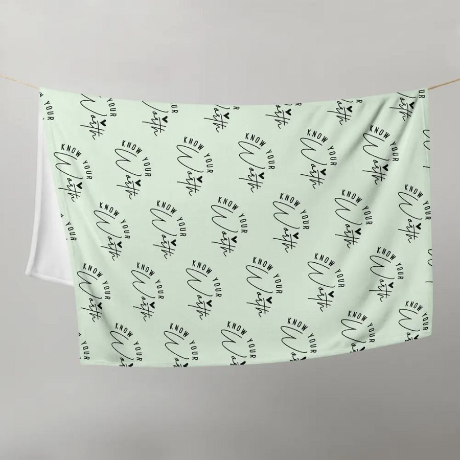 Know Your Worth Blanket product image (11)