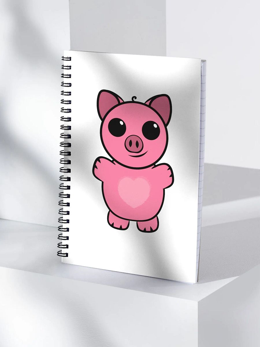 Squiggly Heart Spiral Notebook product image (3)
