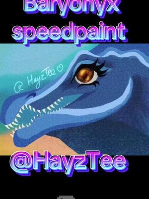 #baryonyx #timelapse #artist #dinoart #paleo #dinosaur #dino #paleoart #speedpaint #digitalart #art #arttok 