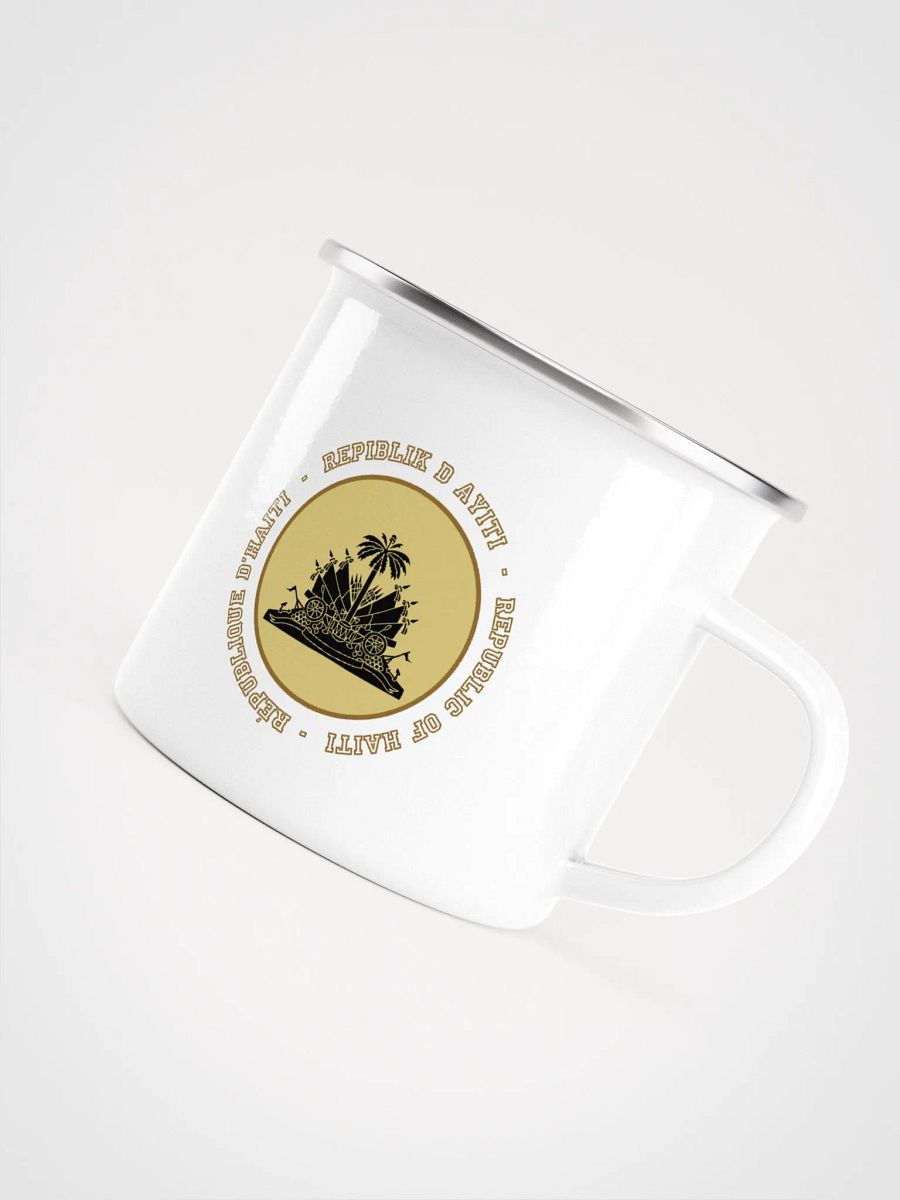 Haiti Emblem Enamel Mug product image (5)