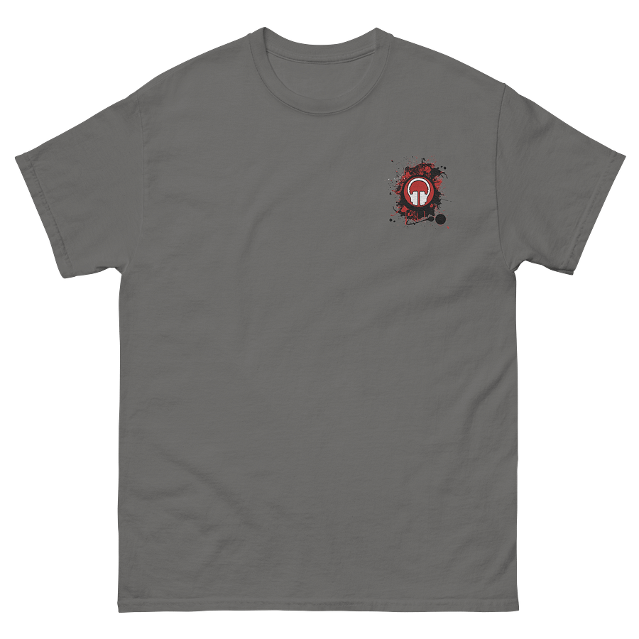 Paint Splat Headphones Embroidered Gildan Heavyweight T-Shirt product image (43)