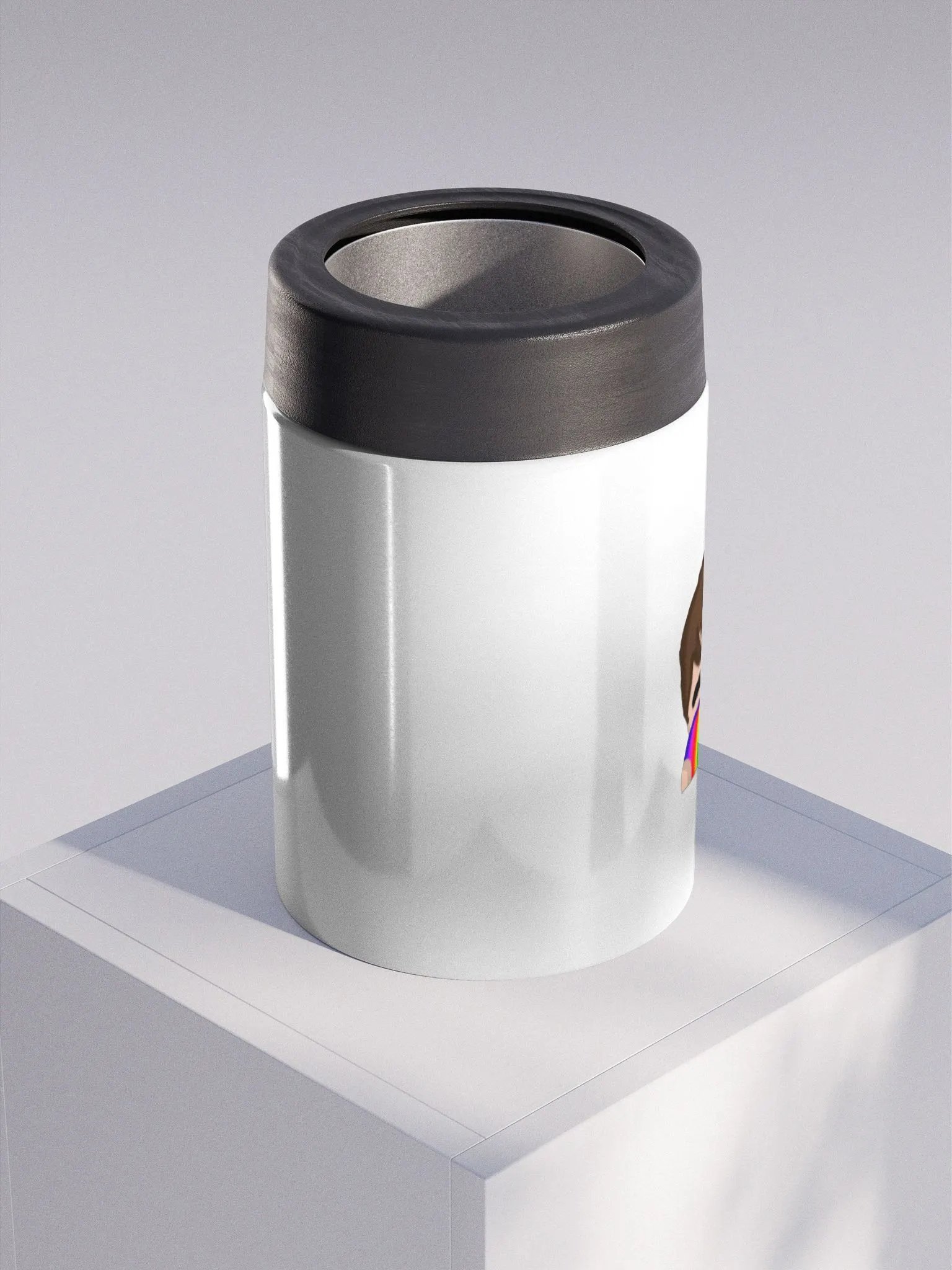 Stainless Steel Love Emote Koozie product image (1)