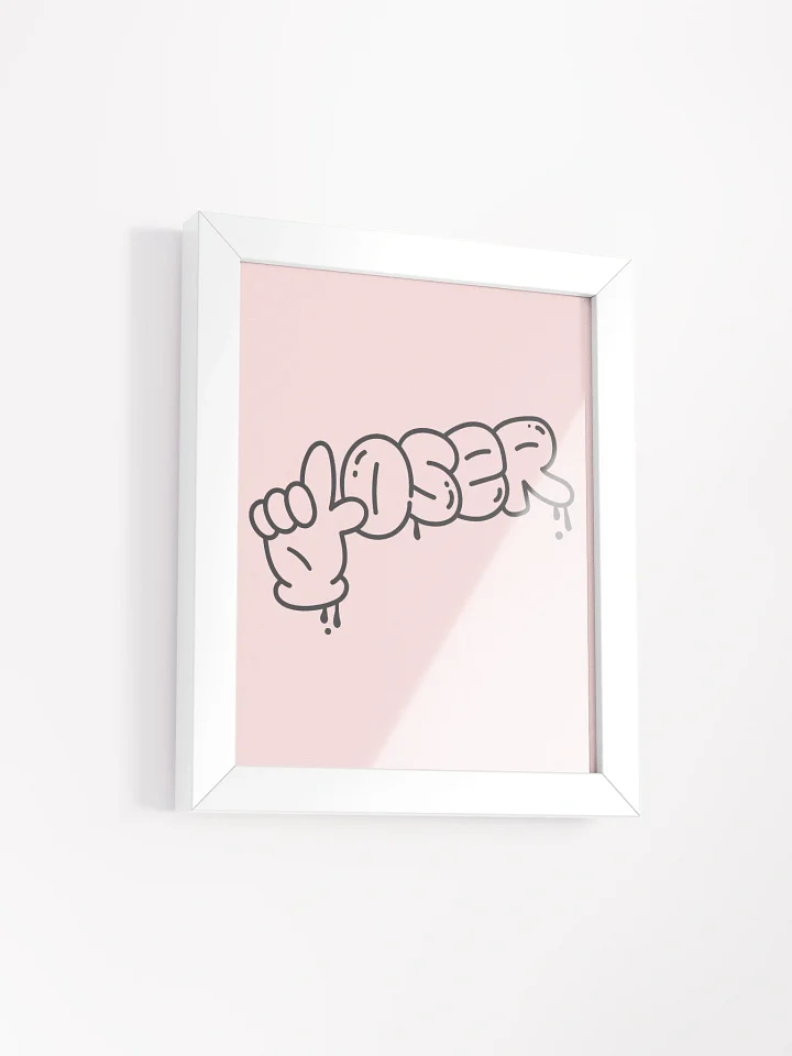 Graffiti Style Loser Framed Poster product image (2)