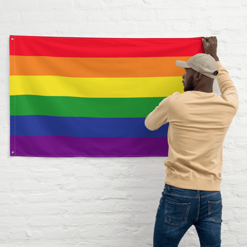 Rainbow Pride Flag = 6-Color = 1979 product image (2)